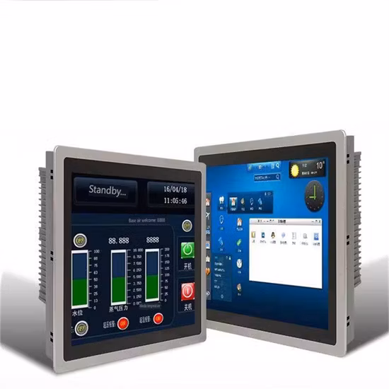 15,6 Zoll IPS1366*768 HDMI VGA AV BNC Resistiver Touchscreen Metallgehäuse TFT Wandmontierter OEM ODM Industrie-LCD-Monitor