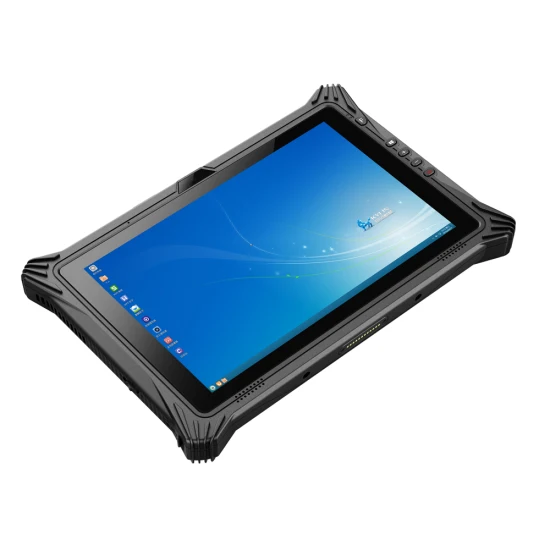 Wasserdichter Industrie-PC mit Windows 10, 8 g RAM, 128 g ROM, Barcode-Scanner, robustes Tablet